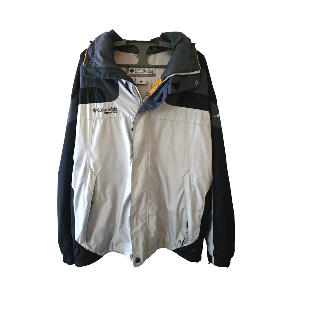Columbia Vertex Waterproof Breathable Hooded Coat Size L Zip Up